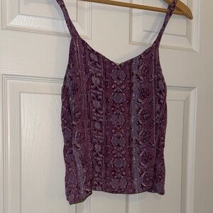 Purple Patterned Summery Tank